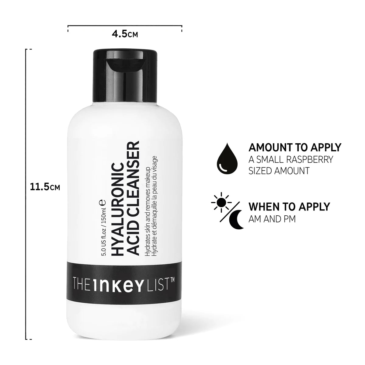 The Inkey List Hyaluronic Acid Cleanser 150Ml - Highfy.pk