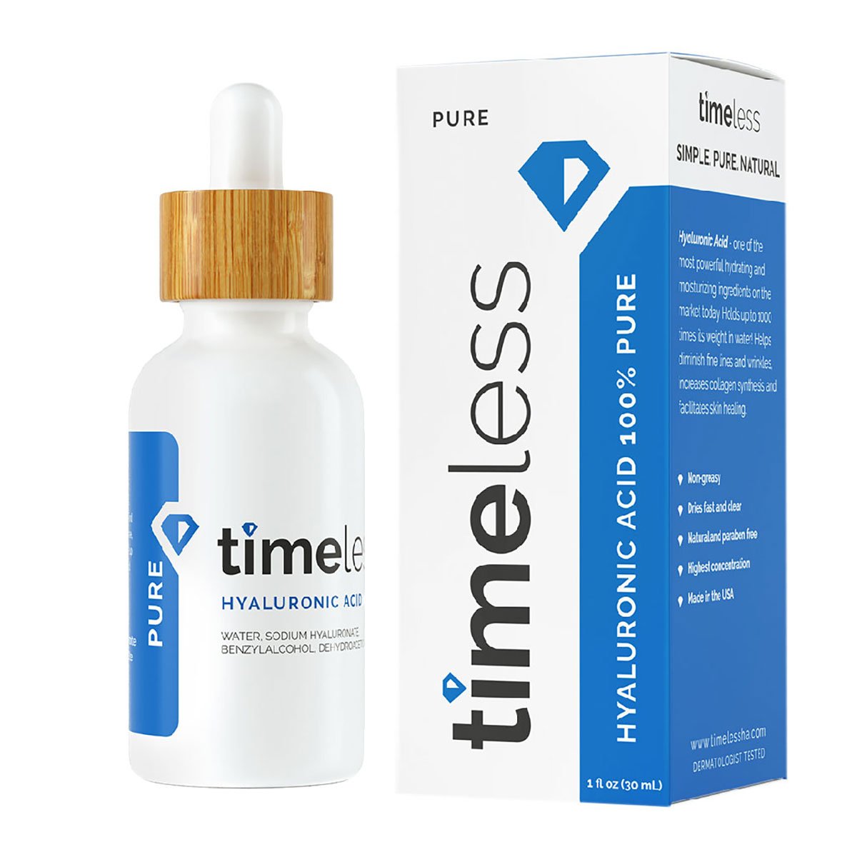 Timeless Hyaluronic Acid 100% Pure 30Ml - Highfy.pk