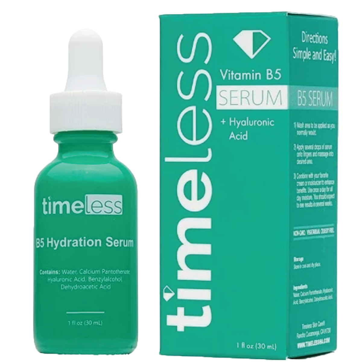 Timeless Vitamin B5 Serum + Hyaluronic Acid 30Ml - Highfy.pk