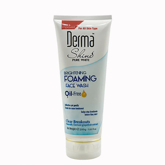 Derma Shine Brightening Foaming Face Wash Oil Free 200G - Highfy.pk