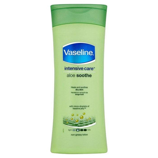 Vaseline Body Lotion Intensive Care Aloe Soothe 200Ml - Highfy.pk
