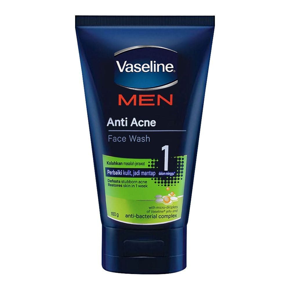Vaseline Men Face Wash Anti Acne 100G - Highfy.pk