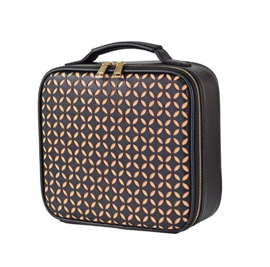 Glitz Professional Travel Bag & Organiser- Gold Black