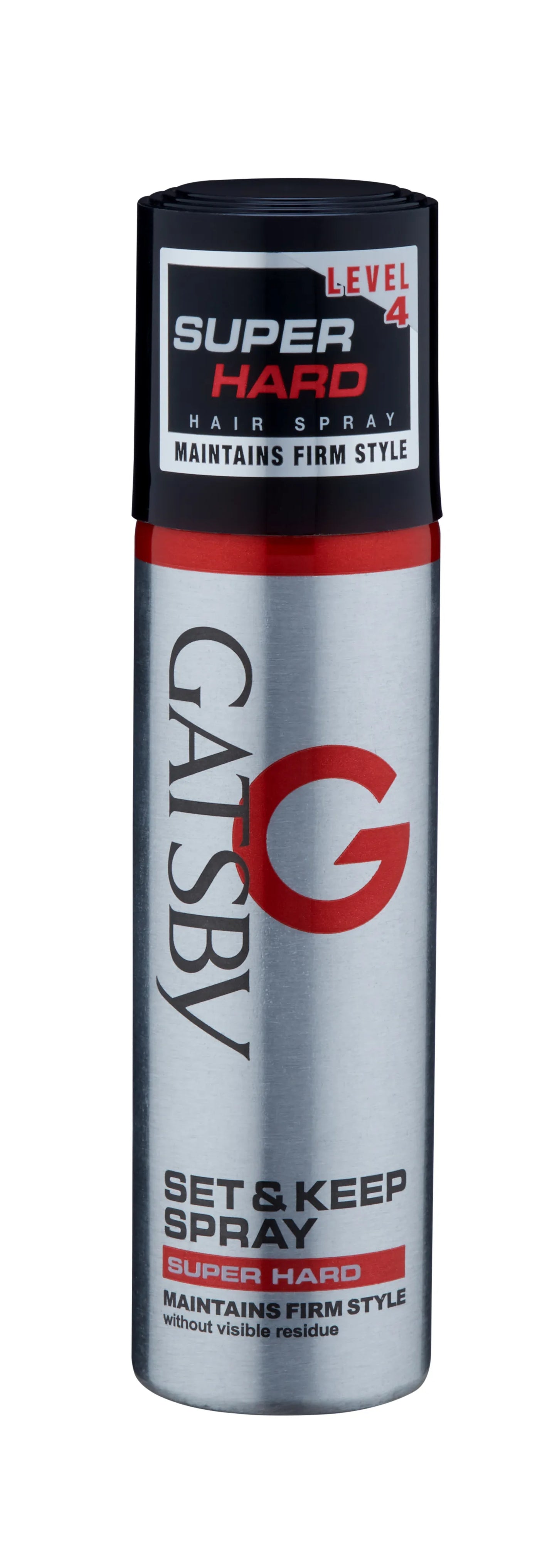 Gatsby Super Hard Set And Keep Spray Hair Styler Level 4 (66Ml) - Highfy.pk