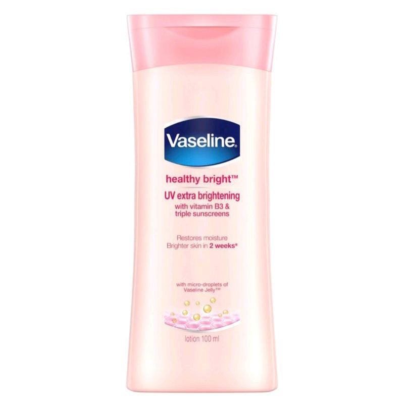 Vaseline Body Lotion Healthy White Uv Extra Brightening 100 Ml - Highfy.pk
