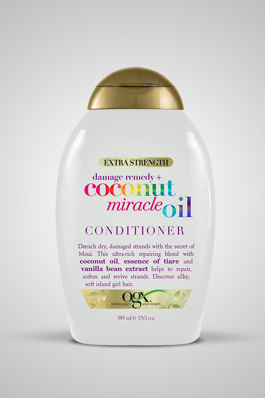 OGX Extra Strength Damage Remedy + Coconut Miracle Oil Conditioner 385 Ml 13Fl.Oz - Highfy.pk