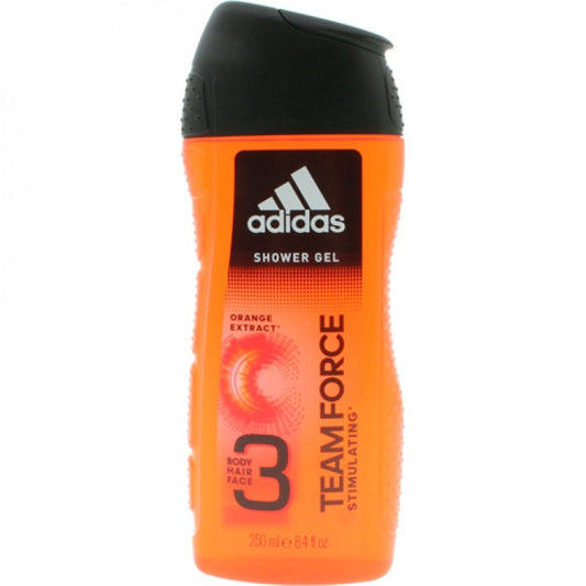 Adidas Shower Gel 3In1 Team Force Stimulating 13.5Oz/400Ml - Highfy.pk
