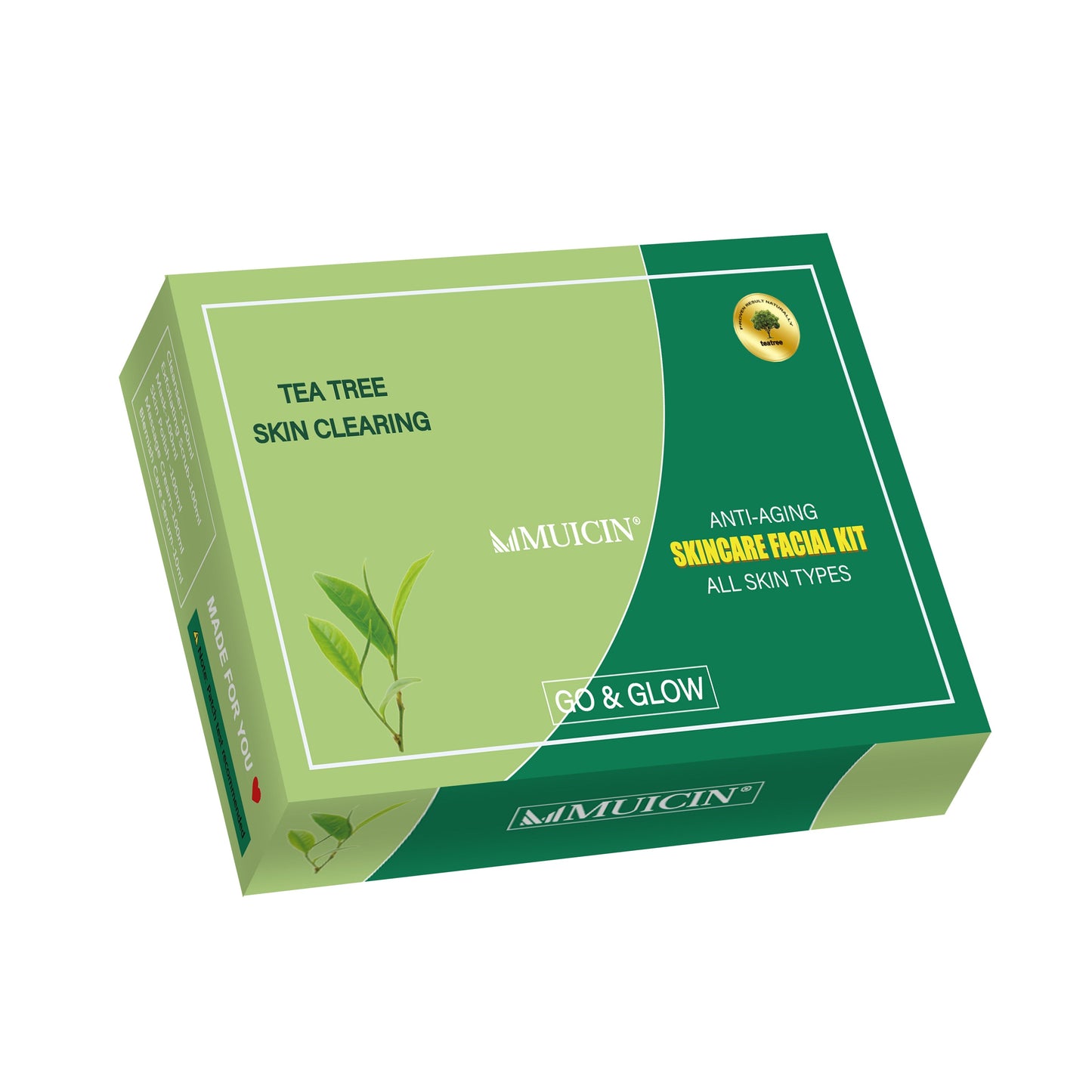 MUICIN - Tea Tree Clear & Clean Facial Kit - 6 Steps