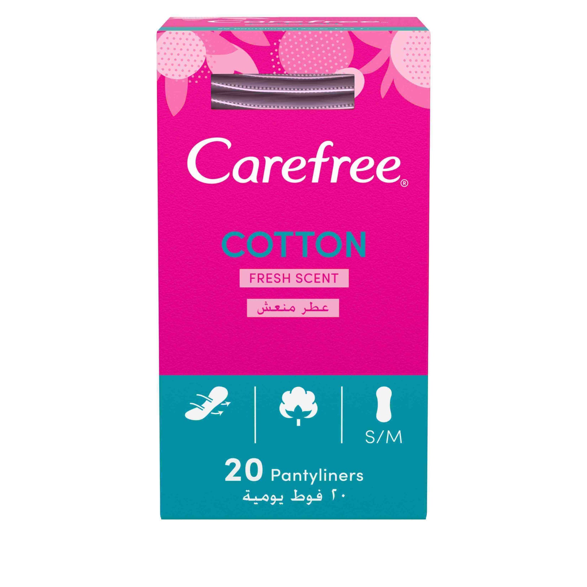 Care Free Panty Liner Fresh Scent Normal Cotton 20 S - Highfy.pk