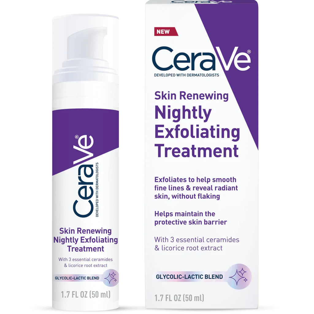 Cerave Skin Renewing Nightly Exfoliating Treatment 50Ml - Highfy.pk