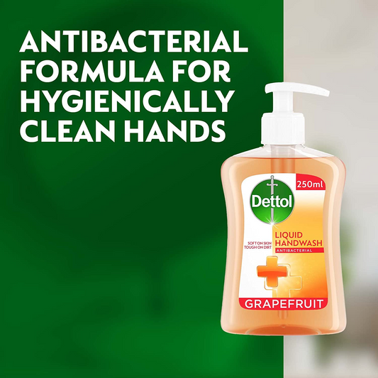 Dettol Hand Wash Liquid  Anti Bacterial Grapefruit 250Ml - Highfy.pk