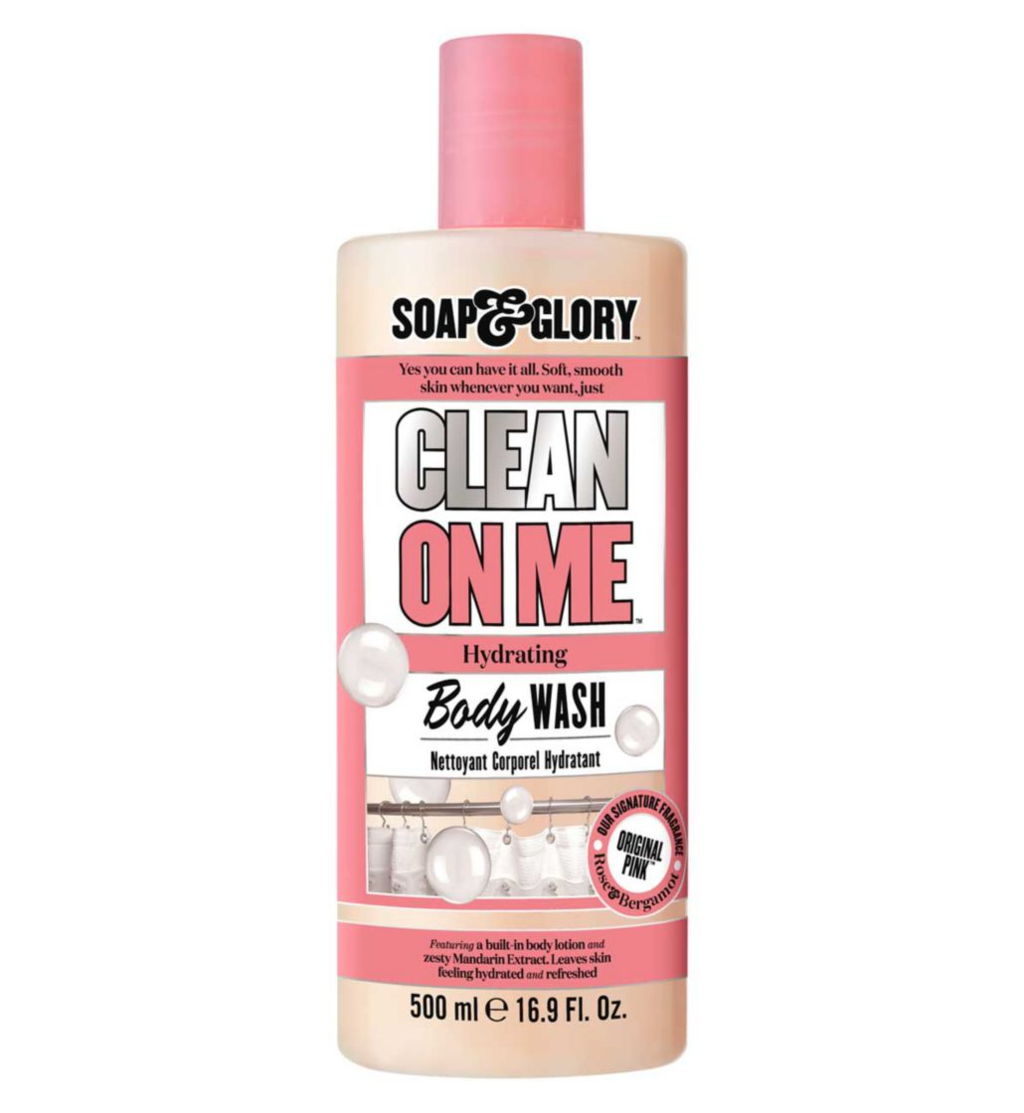 Soap & Glory Clean On Me Hydrating Body Wash 500 Ml - Highfy.pk