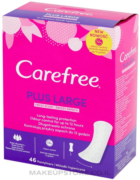 Care Free Panty Liners Plus Large Fresh Scent 46S - Highfy.pk