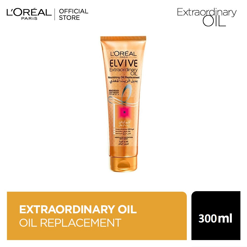 L'Oreal Paris Elvive Extraordinary Oil Replacement 300 Ml - For Dry Hair - Highfy.pk