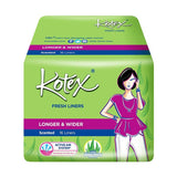 Kotex - Liners Daily Fresh Scented Loner Wider Aloe Vera 16'S - Highfy.pk