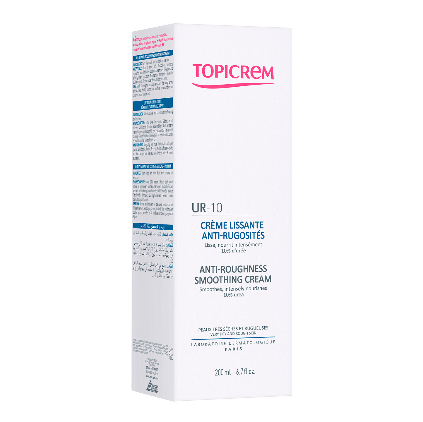 Topicrem - Ur-10 Anti-Roughness Smoothing Cream 200Ml - Highfy.pk