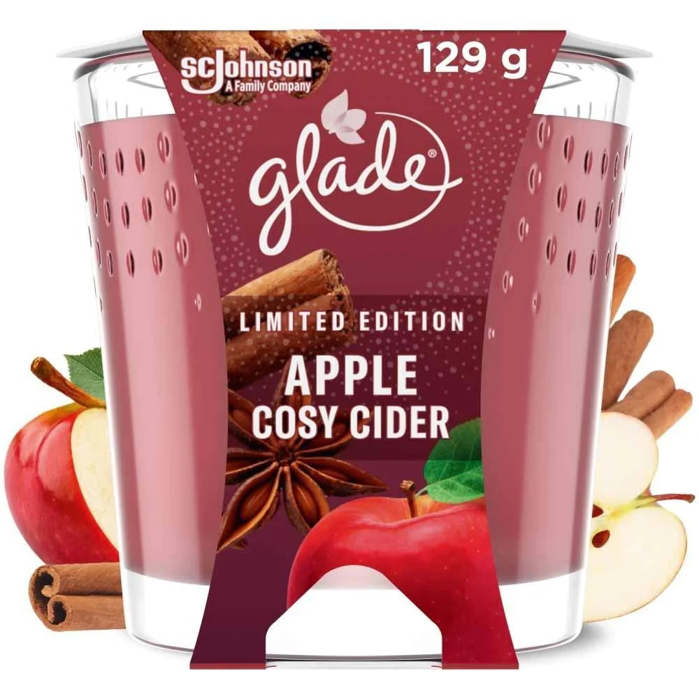 Glade Candle Apple Cosy Cider - Limited Edition 129G - Highfy.pk