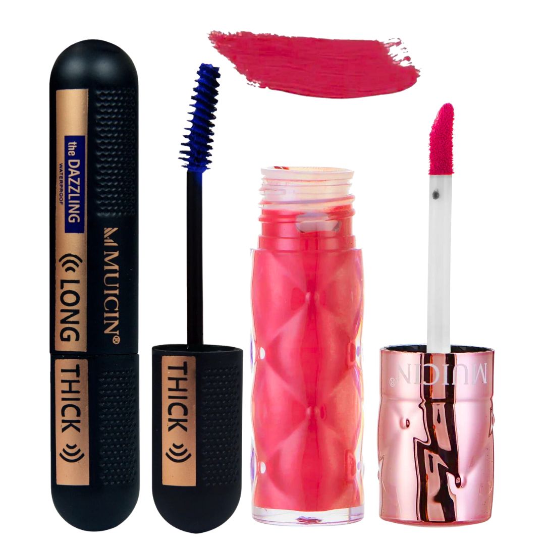 MUICIN - Dazzling Mascara & Lip Wardrobe Deal