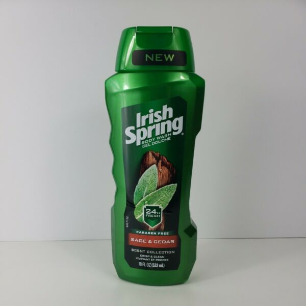 Irish Spring Body Wash - Sage & Cedar - Paraben Free 532 Ml - Highfy.pk