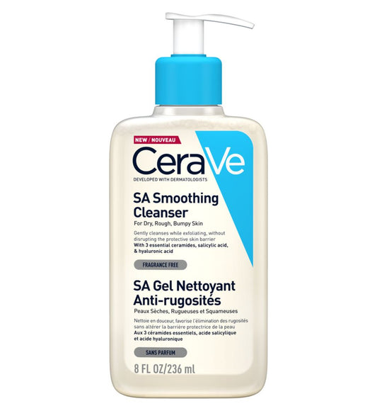 Cerave Sa Smoothing Salicylic Acid Cleanser 236Ml - Highfy.pk