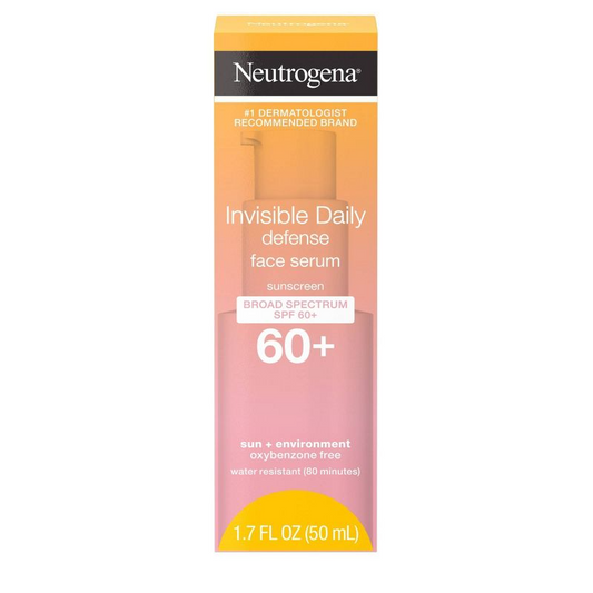 Neutrogena Invisible Daily Defense Sunscreen Face Serum - Spf 60 - 1.7 Fl Oz - Highfy.pk