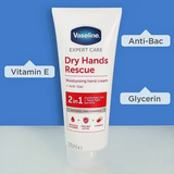 Vaseline Hand Cream 2In1 Dry Hands Rescue 200Ml - Highfy.pk