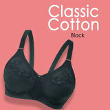 Body Girl - Sensation Cotton Black Bra - Cup B –