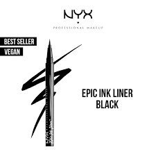 NYX Epic Ink Eyeliner Waterproof, 01 Black - Highfy.pk