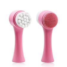 Facial Beauty - Double Sided Handle Facial Cleaning Massager - Highfy.pk