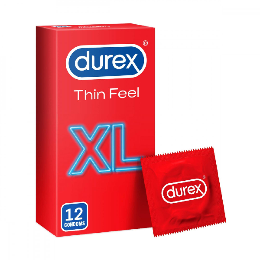 Durex Thin Feel Condom Xl 12Pc - Highfy.pk