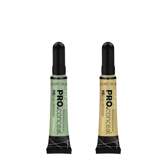 L.A Girl Pro Bundle - Conceal Hd Concealer Yellow & Green Corrector - Highfy.pk