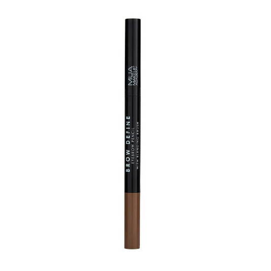MUA Brow Define Eyebrow Pencil With Blending Brush - Mid Brown - Highfy.pk