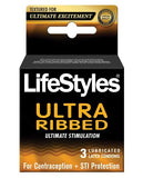 Lifestyles - Ultra Ribbed 3 Pcs Pack