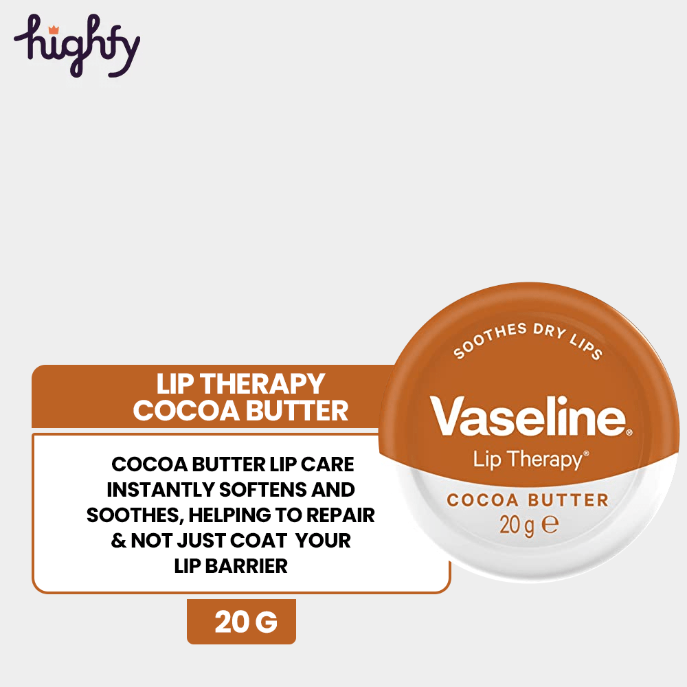 Vaseline Lip Therapy Cocoa Butter 20G - Highfy.pk