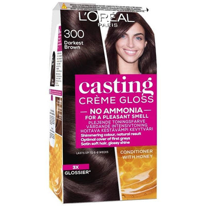 L'Oreal Paris Casting Creme Gloss - 300 Dark Brown Hair Color - Highfy.pk