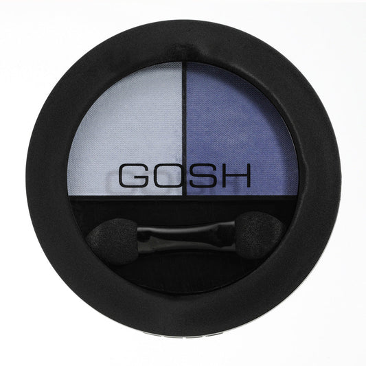Gosh - Matt Duo Eye Shadow - 007 Blue Jeans - Highfy.pk