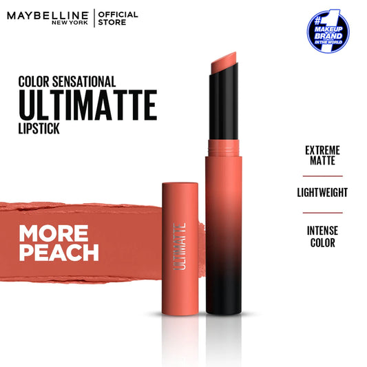 Maybelline New York Color Sensational Ultimate Matte Lipstick, 1099 More Peach - Highfy.pk