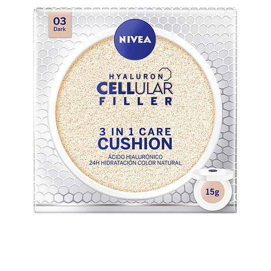 Nivea Hyaluron Cellular Filler 3 In 1 Care Cushion #03-Dark 15 G - Highfy.pk