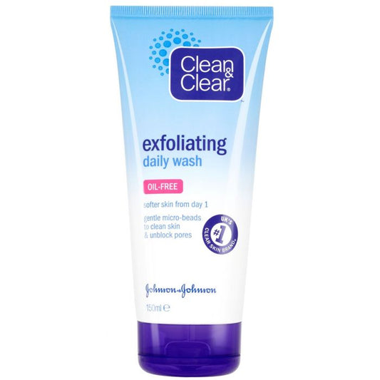 Clean & Clear Exfoliating Daily Wash 150Ml - Highfy.pk