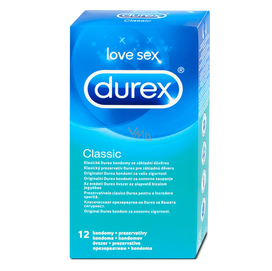 Durex - Classic Love Condoms 12Pc - Highfy.pk