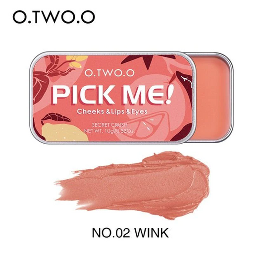 O.Two.O - Pick Me Cheeks, Lips & Eyes 02 Wink - Highfy.pk