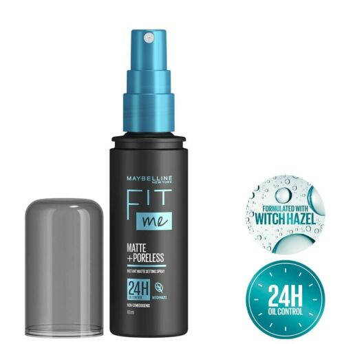 Maybelline New York Fit Me Matte + Poreless Setting Spray, 60Ml - Highfy.pk