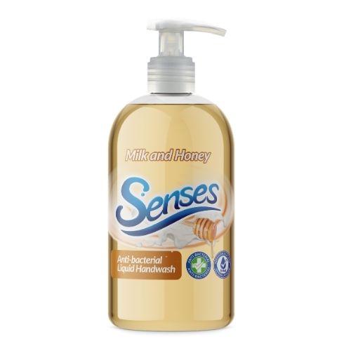 Senses Anti-Bacterial Hand Wash Milk And Honey 500Ml - Highfy.pk