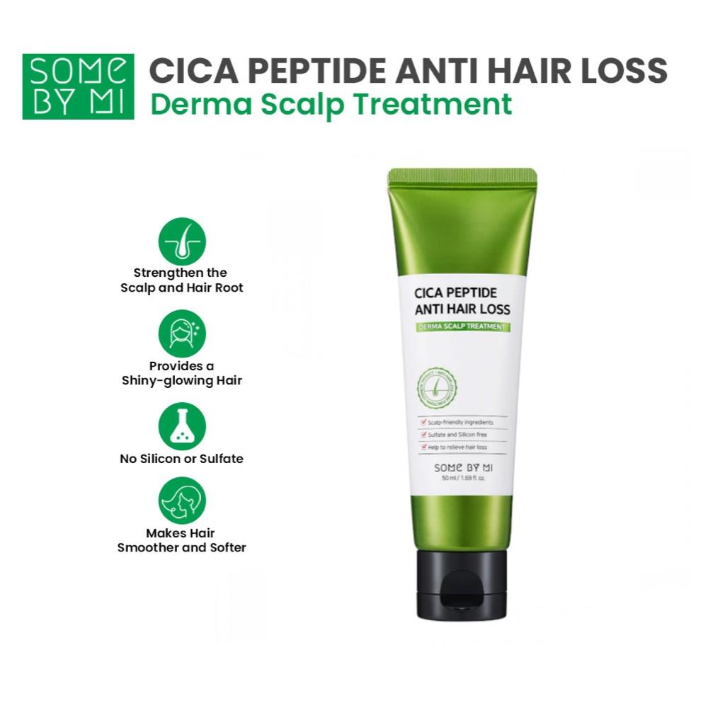 Some By Mi -Cica Peptide Anti Hair Loss Derma Scalp Treatment 50Ml - Highfy.pk