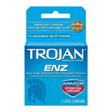 Trojan Enz Armor Spermicidal  Lubricant 3 Count