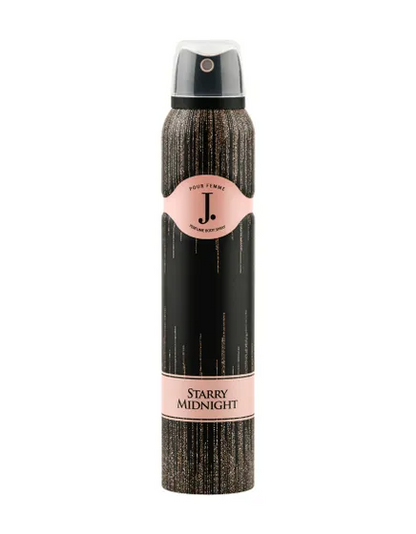 J. Starry Midnight Perfume Body Spray 200Ml
