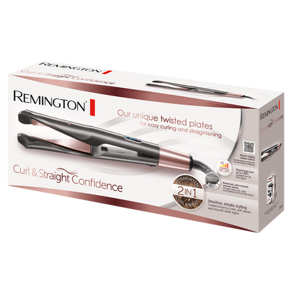 Remington 2 In 1 Curl & Wave Hair Straightener - S6606 - Highfy.pk
