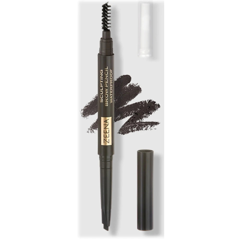 Zeena - Sculpting Brow Pencil Waterproof 030 Dark - Highfy.pk